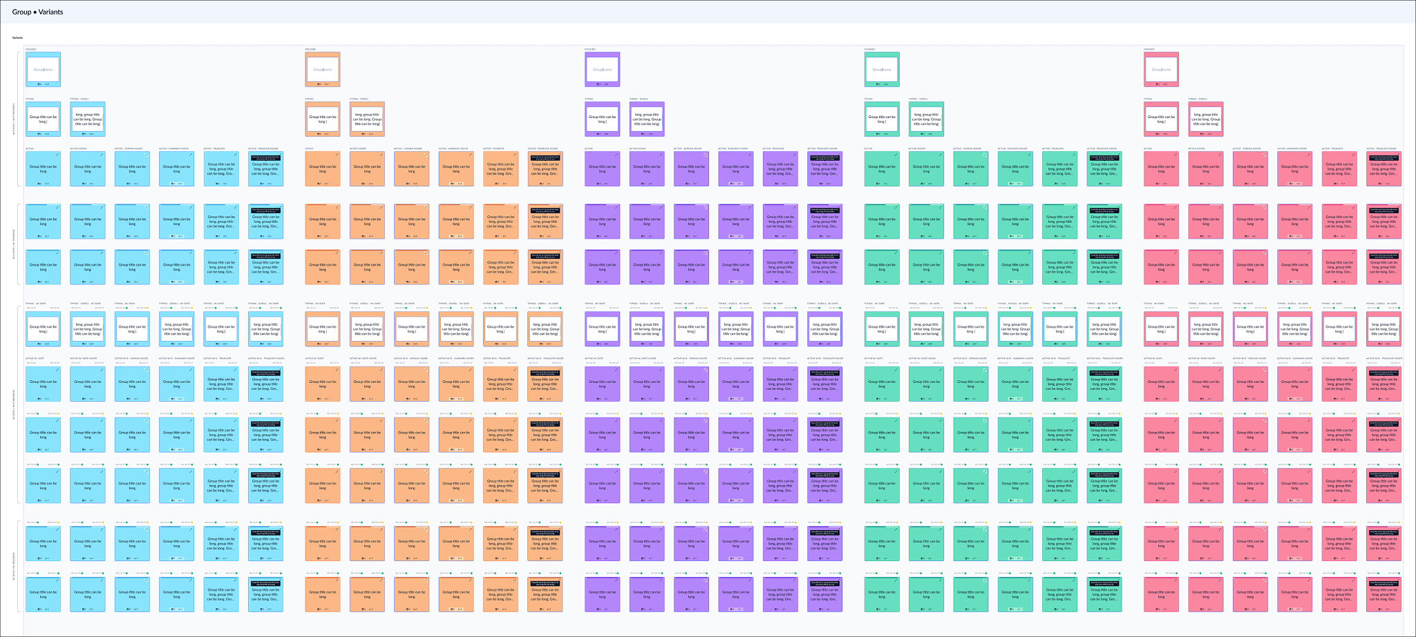 Group icon variants — the scalable visual language for hierarchy across the platform